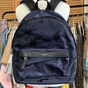 Michael Kors Navy Camouflage Backpack